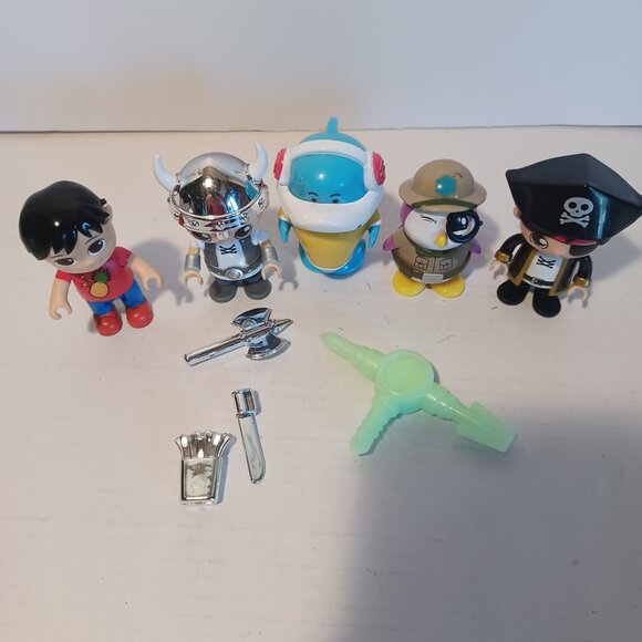 Ryan's World Collectible Toy Figures 9 pc. Lot - Picture 2 of 2